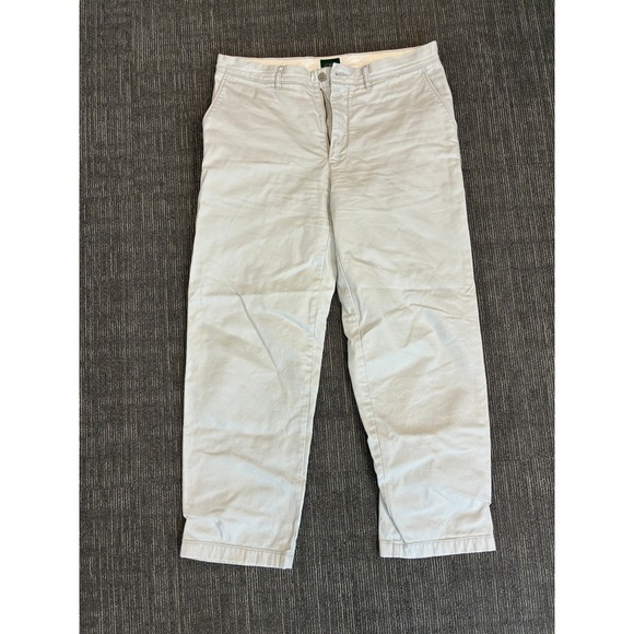 J. Crew Other - J.Crew Broken-in Straight Chino Pants Mens 35x32 Stone Khaki 100% Cotton Twill